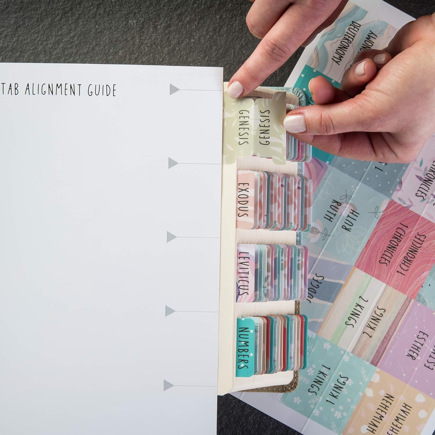 84 Bible Tabs (Large Print, Easy to Read)