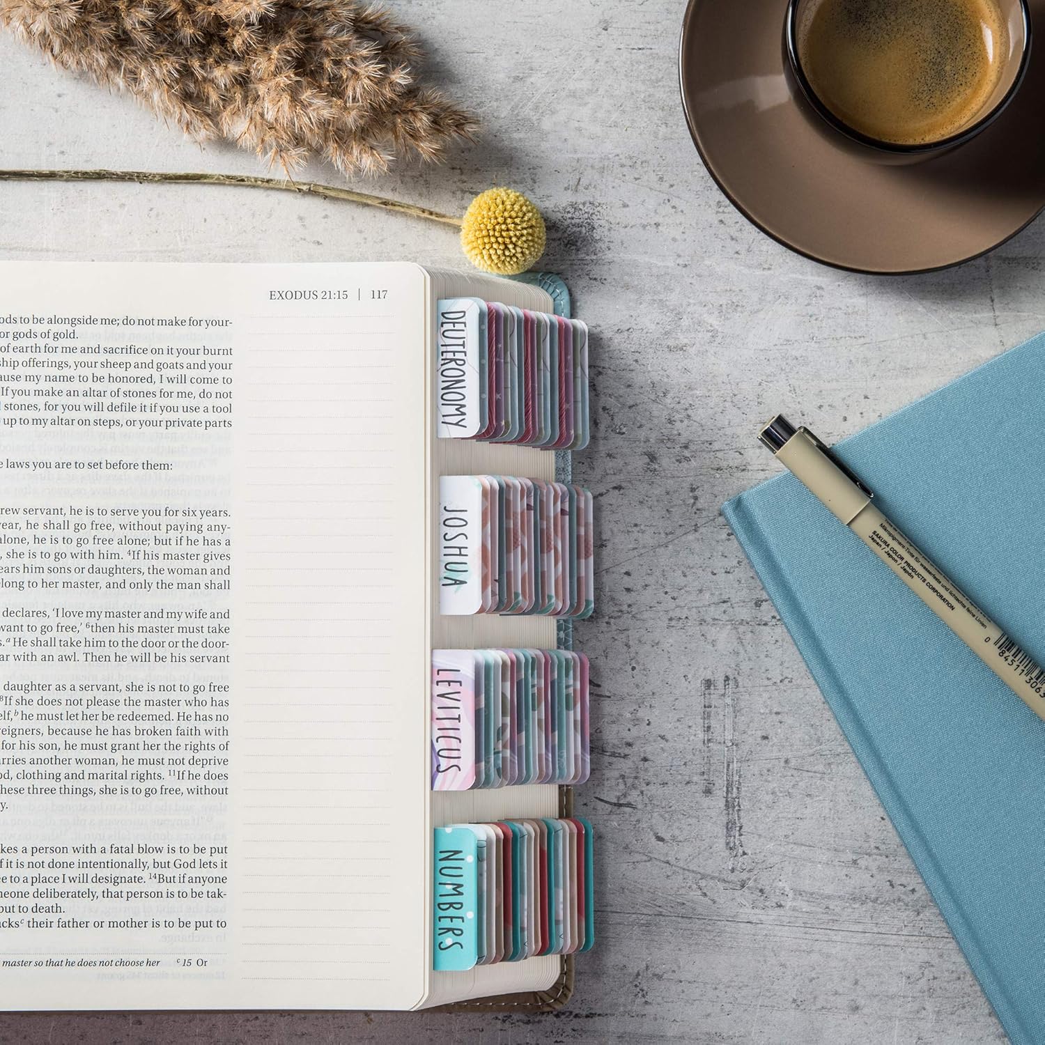 84 Bible Tabs (Large Print, Easy to Read)