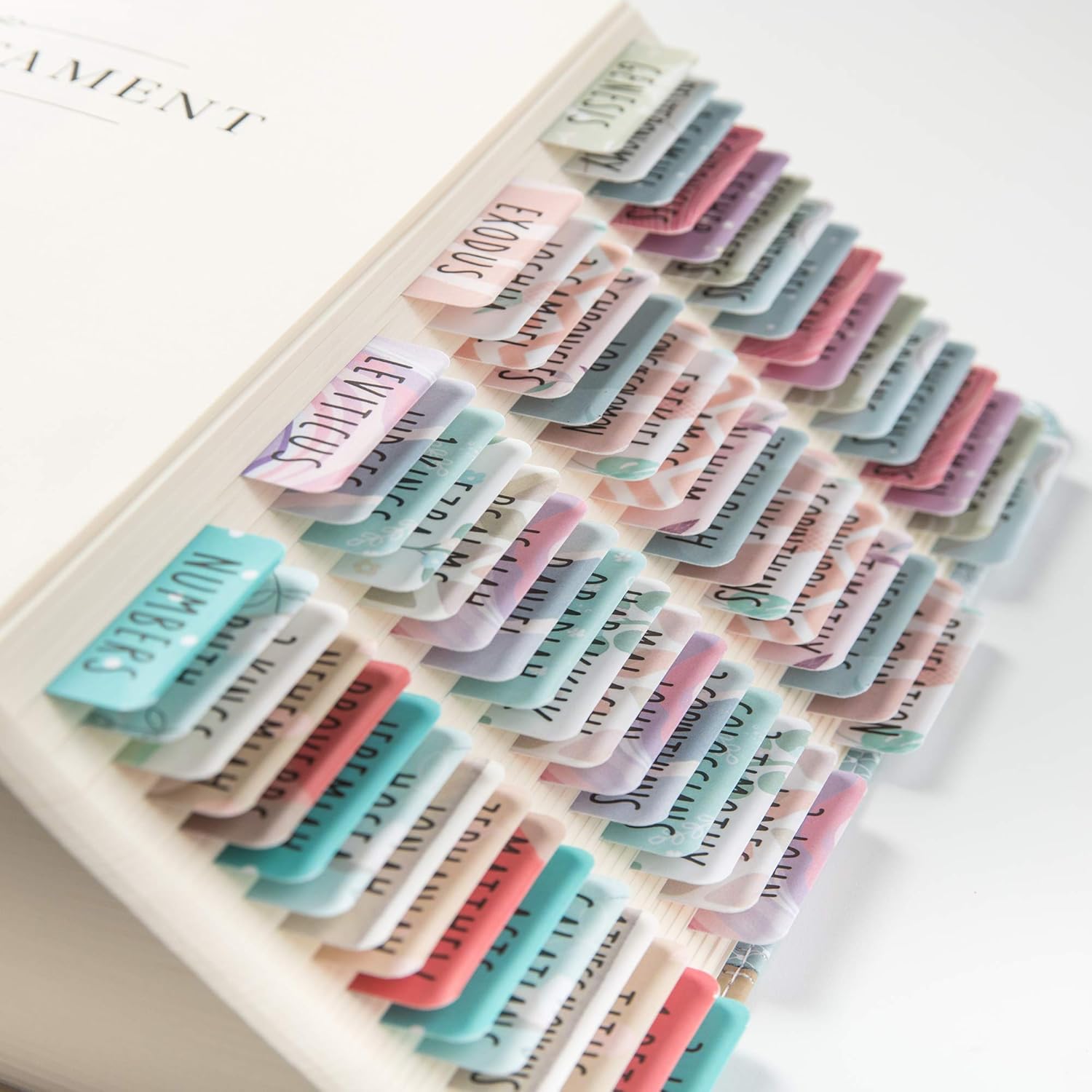 84 Bible Tabs (Large Print, Easy to Read)